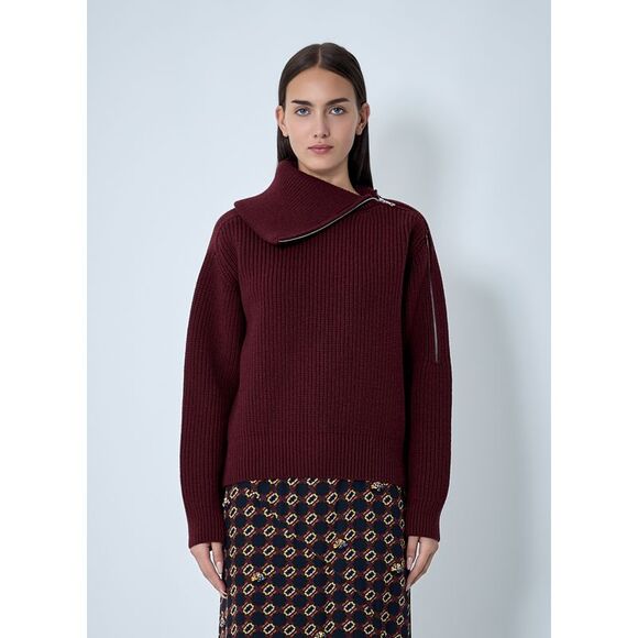 Dries Van Noten Women Zip-Collar Sweater